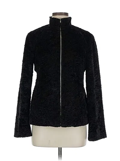 Pre-owned Harold's Faux Fur Jacket In Black