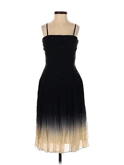 Pre-owned Bcbgmaxazria Cocktail Dress In Black