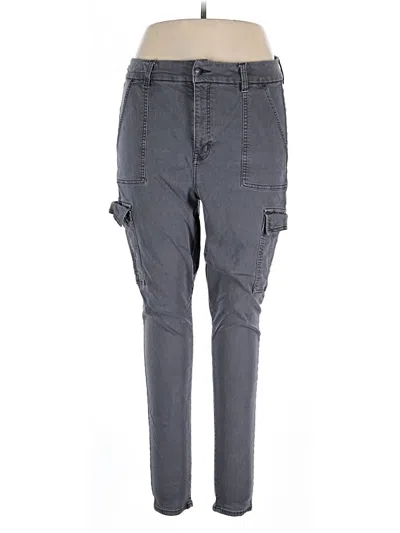 Pre-owned American Eagle Outfitters Cargo Pants In Gray