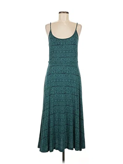 Pre-owned Ann Taylor Loft Outlet Casual Dress In Blue