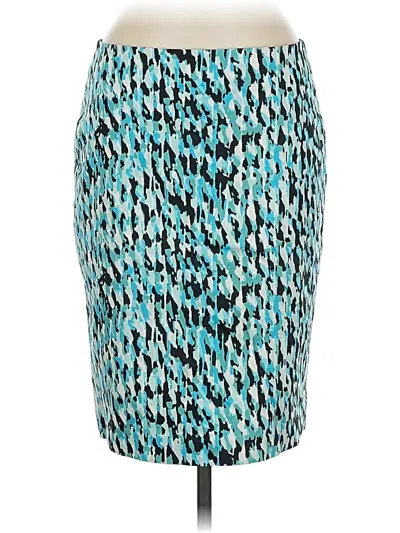Pre-owned Ann Taylor Casual Skirt In Blue