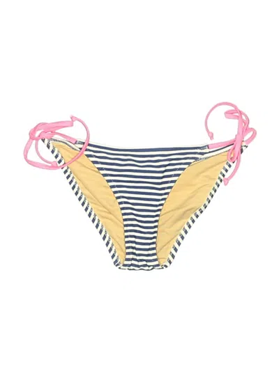 Pre-owned J.crew Factory Store Swimsuit Bottoms In Blue