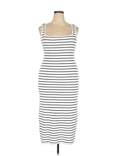 Pre-owned Fashion Nova Casual Dress In White