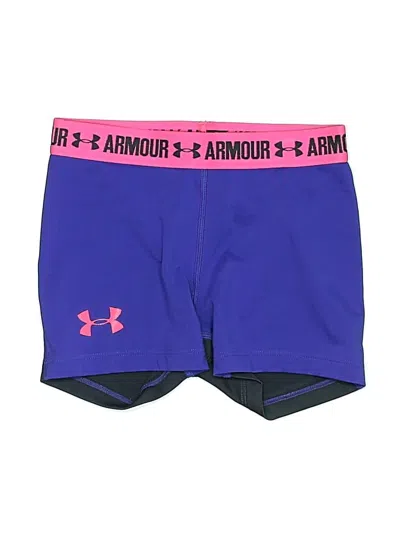 Pre-owned Under Armour Kids' Athletic Shorts In Purple