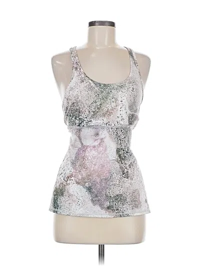 Pre-owned Lululemon Athletica Tank Top Pink Halter Neckline Tops