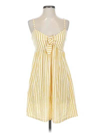 Asos Design Casual Dress In Yellow