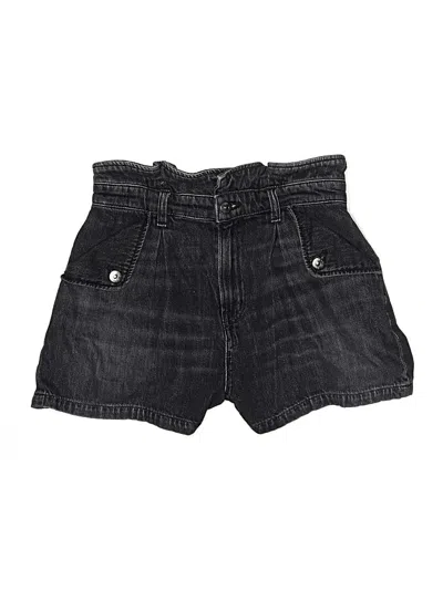 Pre-owned Veronica Beard Jeans Denim Shorts In Black