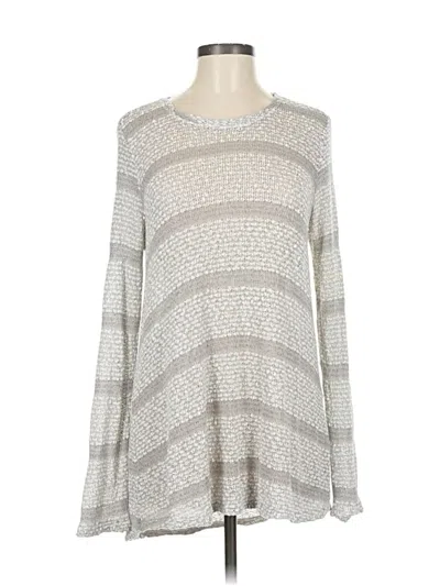 Pre-owned Show Me Your Mumu Pullover Sweater In Silver