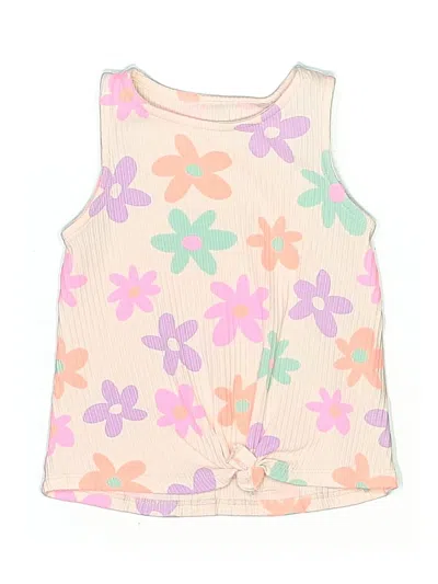 Pre-owned Zara Kids' Tank Top Pink Halter Neckline Tops