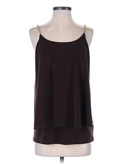 Pre-owned Michael Michael Kors Sleeveless Blouse In Brown