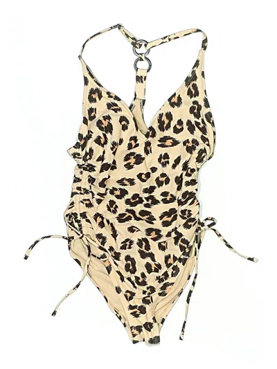 Pre-owned Kona Sol One Piece Swimsuit In Brown