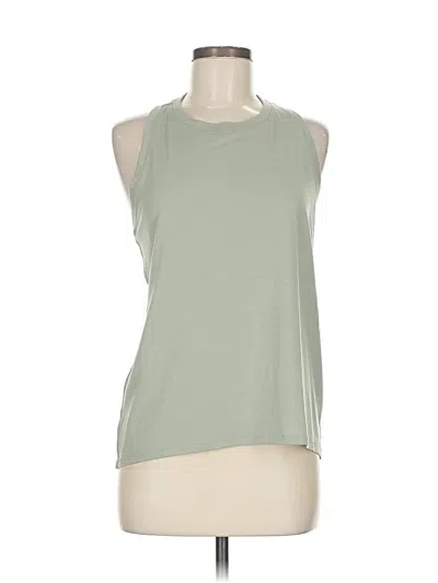 Pre-owned Athleta Sleeveless T-shirt In Green