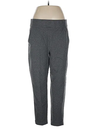 Pre-owned Lands' End Active Pants In Gray