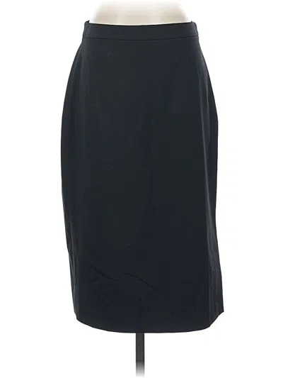 Pre-owned Banana Republic Wool Skirt In Black