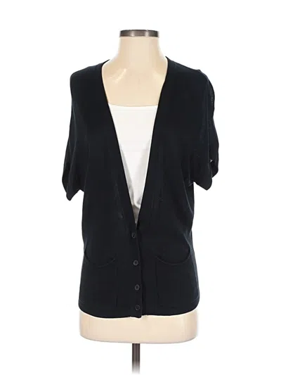 Pre-owned Gap Cardigan Sweater In Black