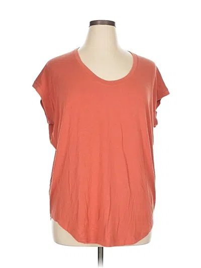 Pre-owned Athleta Short Sleeve T-shirt In Orange