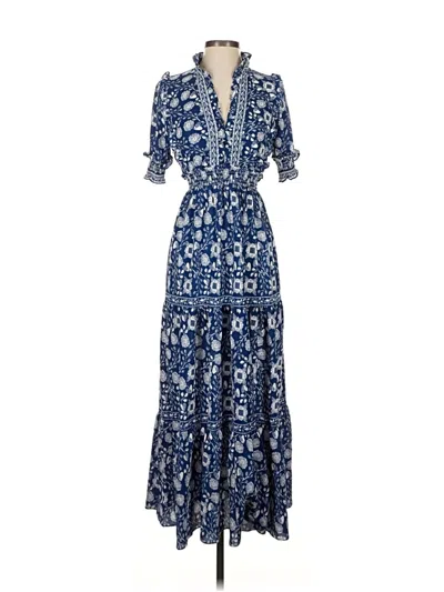 Pre-owned Max Studio Casual Dress In Blue