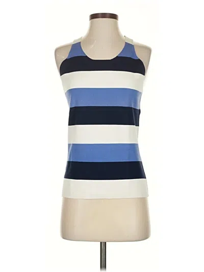 Pre-owned Ralph Lauren Sport Tank Top Blue Halter Neckline Tops
