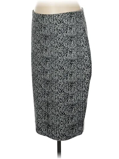 Pre-owned Express Formal Skirt In Gray