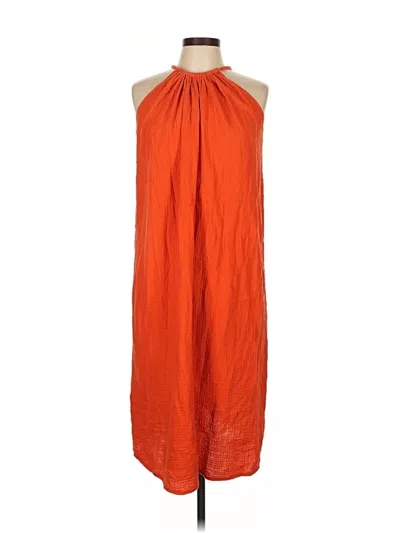 Pre-owned Kona Sol Casual Dress In Orange