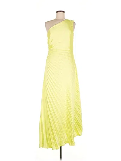 Pre-owned Bcbgmaxazria Cocktail Dress In Yellow