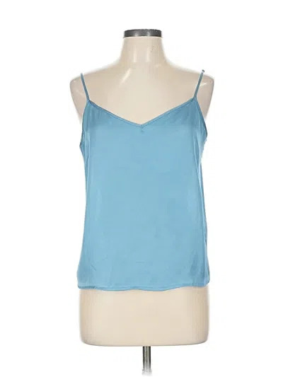 Pre-owned Boden Tank Top Blue Strapless Neckline Tops