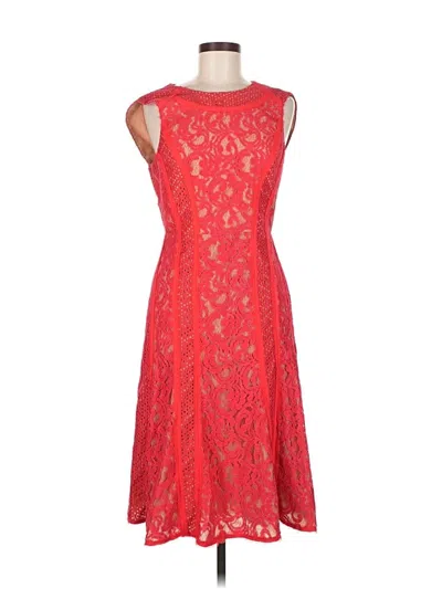 Pre-owned Bcbgmaxazria Cocktail Dress In Red