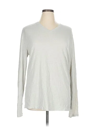 Pre-owned Gap Long Sleeve T-shirt In Gray