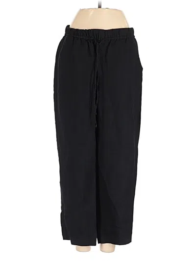 Pre-owned H&m Casual Pants In Black