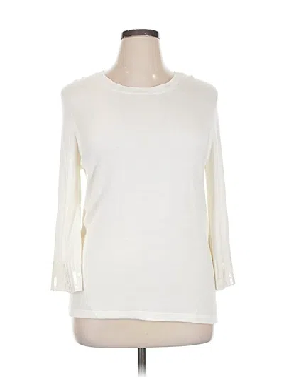 Pre-owned Le Gali 3/4 Sleeve T-shirt In White