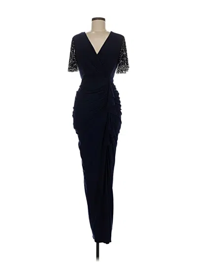 Pre-owned Betsy & Adam Cocktail Dress In Blue