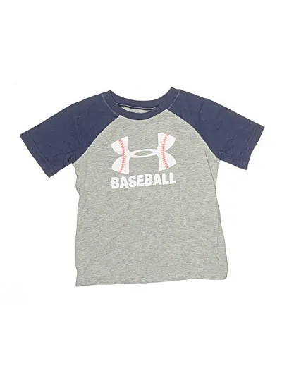 Pre-owned Under Armour Kids' Short Sleeve T-shirt In Gray