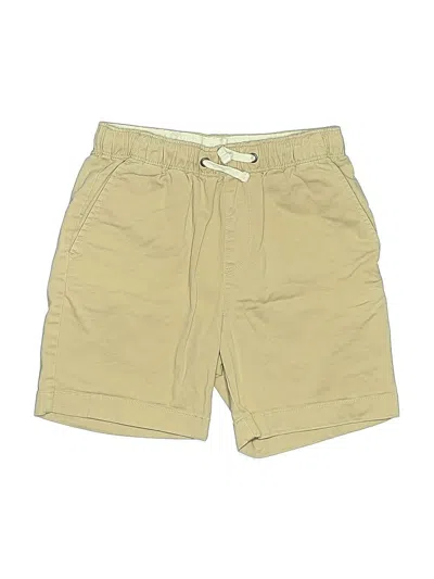Pre-owned Crewcuts Kids' Khaki Shorts In Brown