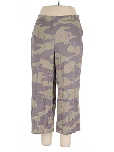 Pre-owned Logo By Lori Goldstein Casual Pants In Gray