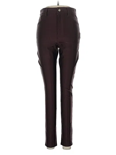 Pre-owned Good American Active Pants In Brown