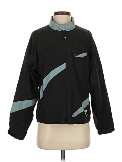 Pre-owned Fila Track Jacket In Black
