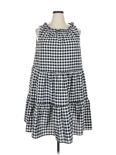 Pre-owned Lane Bryant Casual Dress In Gray