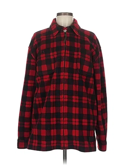 Pre-owned Polo Ralph Lauren Fleece Jacket In Red