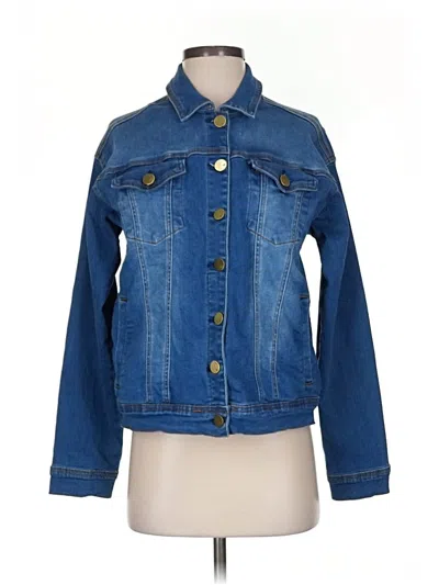 Pre-owned Dg^2 By Diane Gilman Denim Jacket In Blue