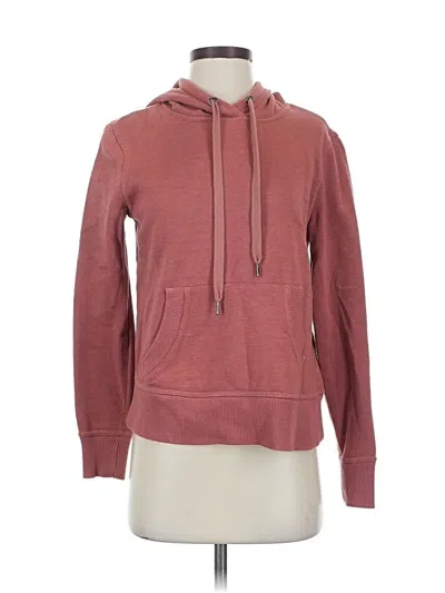 Pre-owned 90 Degree By Reflex Pullover Hoodie In Pink
