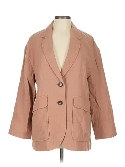 Pre-owned Madewell Blazer Jacket In Brown