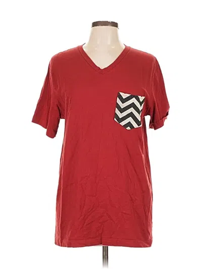 Pre-owned Bella+canvas Short Sleeve T-shirt In Red