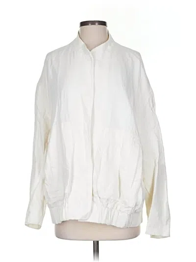 Pre-owned Zara Track Jacket In White