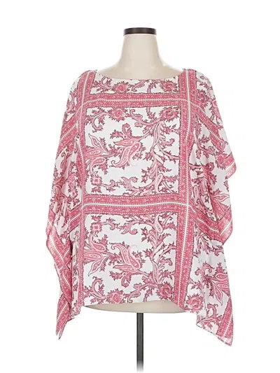 Pre-owned Michael Michael Kors 3/4 Sleeve Blouse In Pink