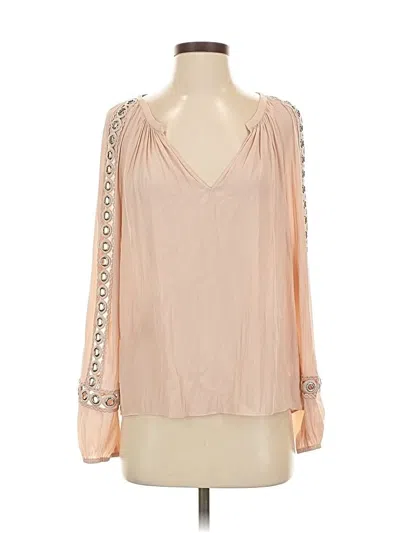 Pre-owned Ramy Brook Long Sleeve Blouse In Pink