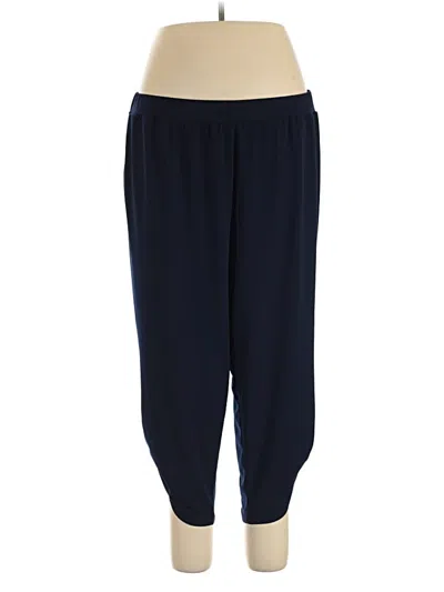 Pre-owned Susan Graver Active Pants In Blue