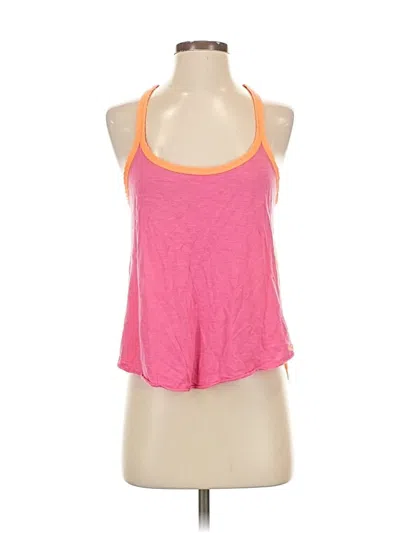 Pre-owned Hollister Tank Top Pink Halter Neckline Tops