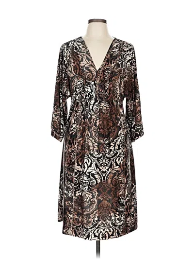 Pre-owned Soma Casual Dress In Brown