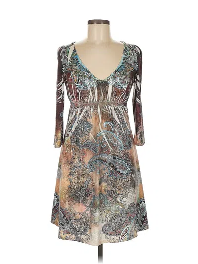 Pre-owned Ariella Casual Dress In Brown