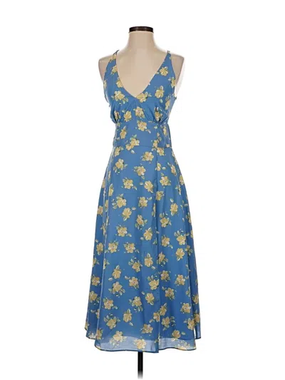 Pre-owned Petite Studio New York Cocktail Dress In Blue